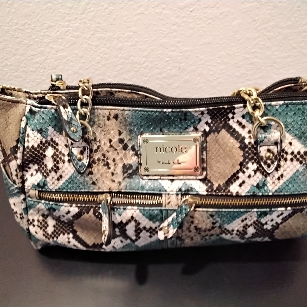 Nicole Miller Snakeprint bag
